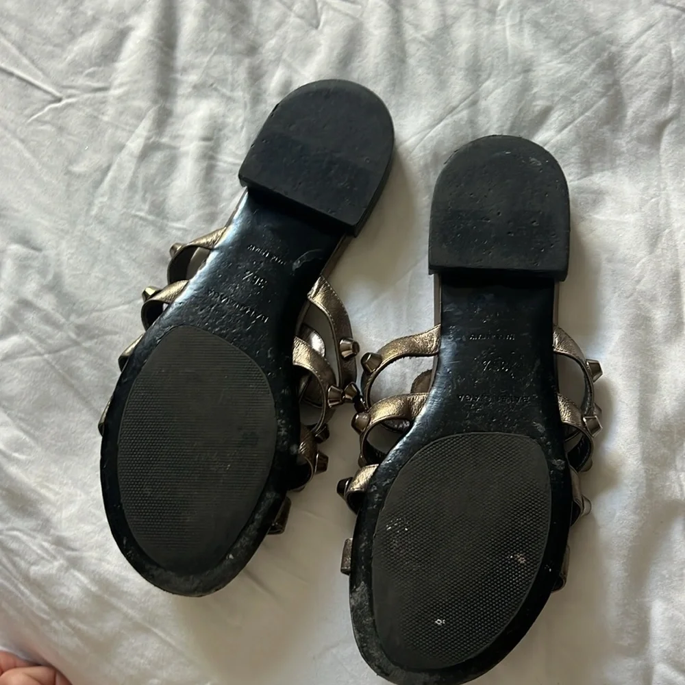 Balenciaga metallic studded Sandals - Picture 4 of 4
